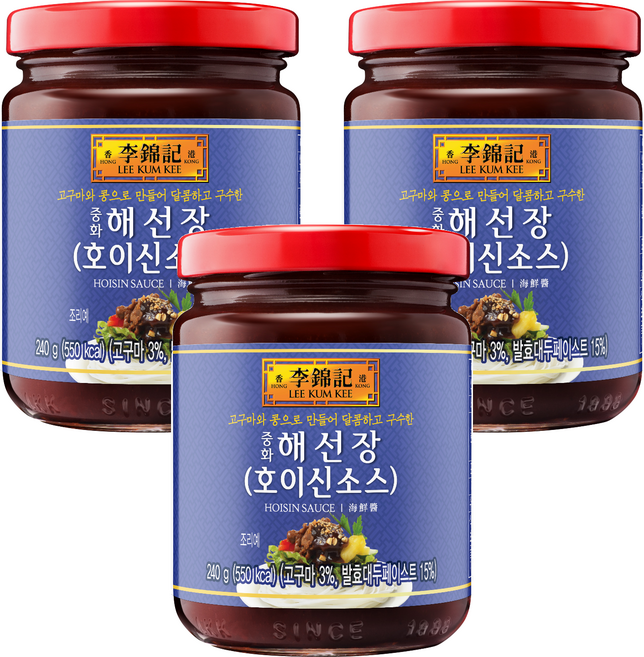 이금기 중화 해선장 소스, 240g, 3개