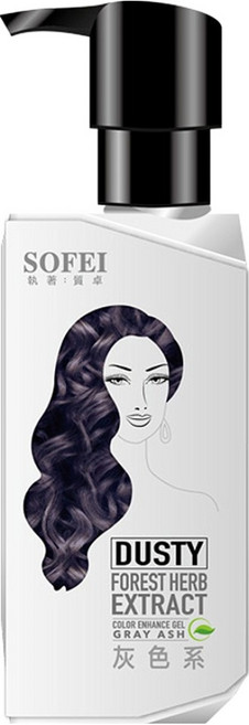 SOFEI 舒妃 型色家植萃染髮補色露 灰色系, 200ml, 1件