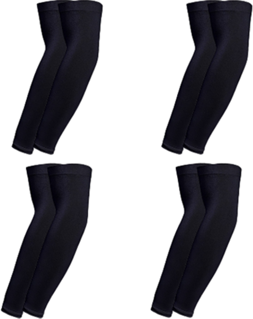 로앳로 자외선 차단 기능성 쿨토시 2p, 블랙, 4개