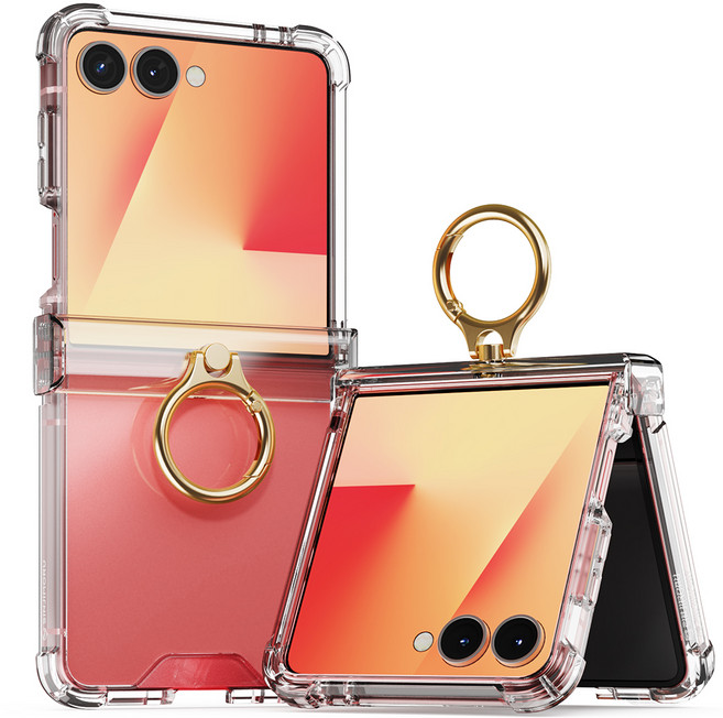 신지모루 충격보호 에어가드 링 힌지 보호 휴대폰 케이스