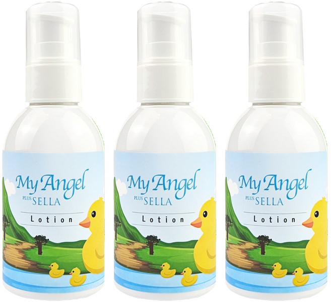 SELLA 베이비 마이엔젤 고보습 바디로션, 3개, 120ml