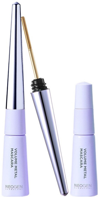 네오젠 더마로지 볼륨 메탈 마스카라 기획세트 (본품+리필), 블랙, 1개