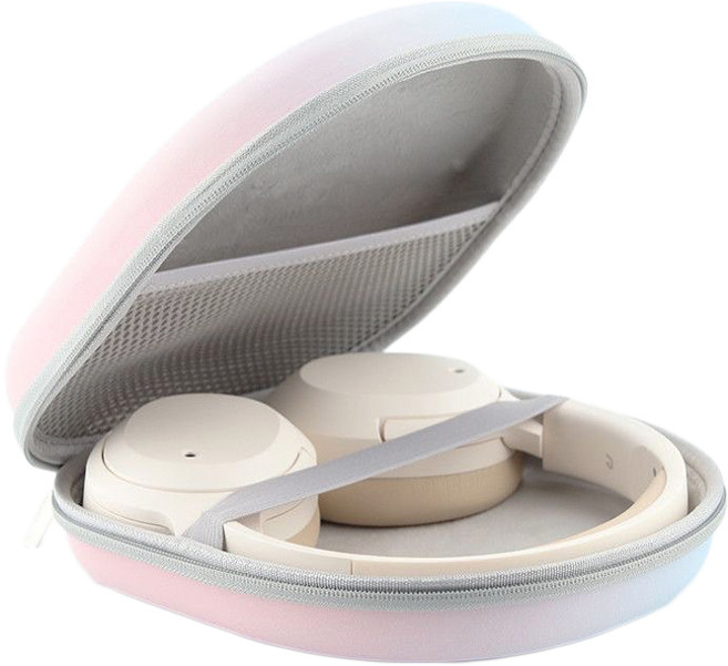 생활의지혜 헤드폰 보관 파우치, 핑크그라데이션, 1개