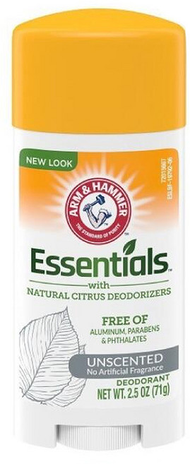 ARM&HAMMER 天然體香膏-原始香 不含鋁 不含苯甲酸酯和鄰苯二甲酸酯 男女適用, 71g, 1個