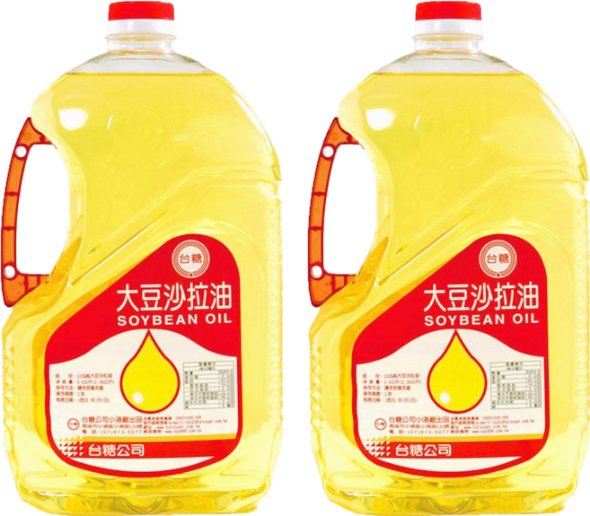 台糖 大豆沙拉油, 2.6L, 2瓶