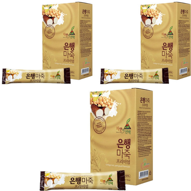 엔초이스_프리미엄은행마죽, 30g, 30개