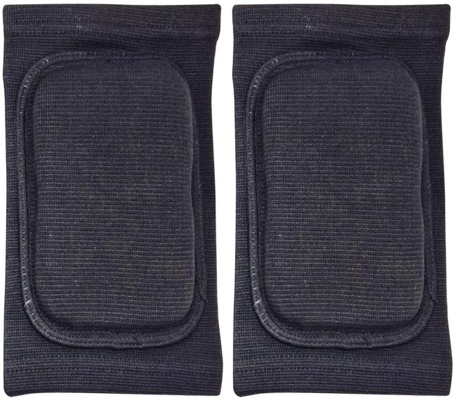 XA 防撞運動護膝, 黑色, 1雙