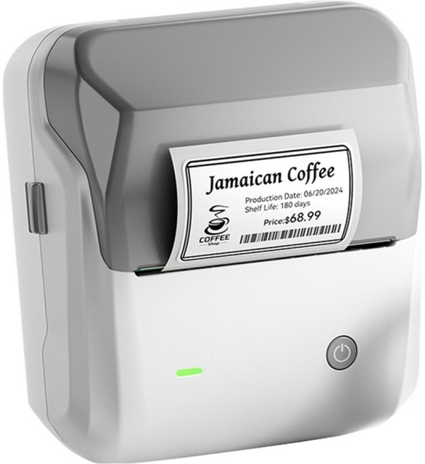 님봇 시노링크 라벨프린터 그레이 + 라벨지 세트, B31, 1세트