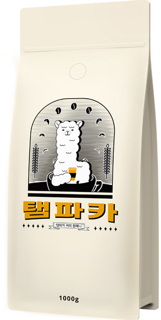 탬파카 하우스 블렌드 커피 원두, 홀빈(분쇄안함), 1kg, 1개