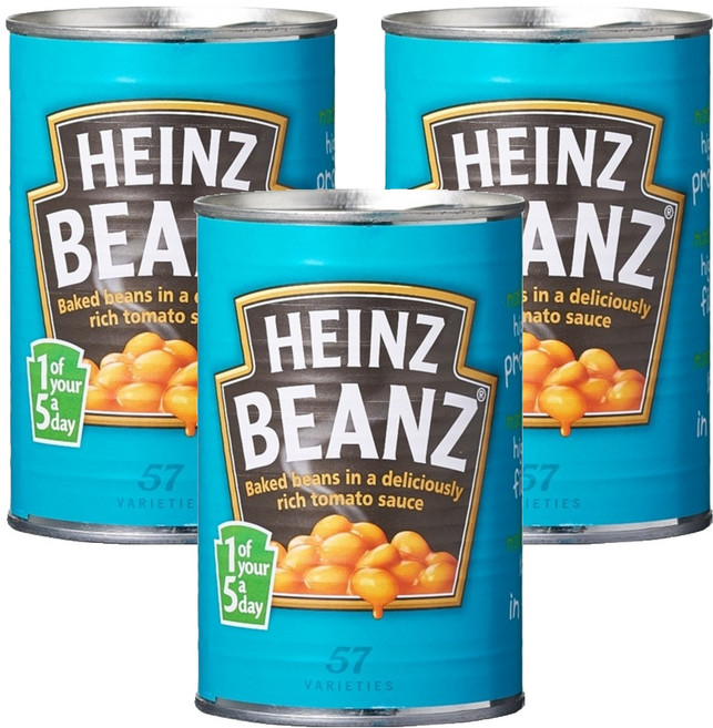 하인즈 빈스 인 토마토소스, 415g, 3개