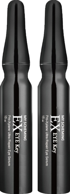 MY SCHEMING 我的心機 高效EX玻色因眼部滾珠繃帶精華Pro-Xylane Ultra Repair Ampoule Eye Serum, 15ml, 2個