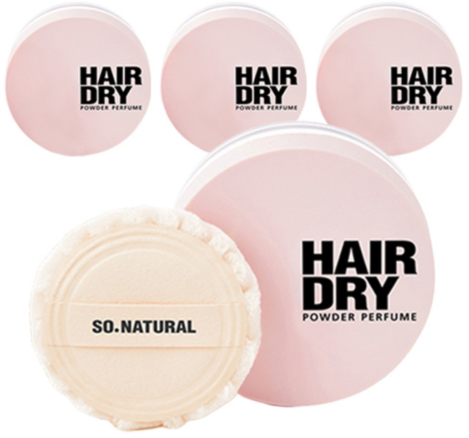 쏘내추럴 헤어 드라이 파우더 퍼퓸, 4g, 4개
