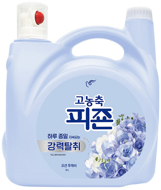 피죤 고농축 강력탈취 오리지널 섬유유연제 오션 후레쉬향 본품, 6L, 1개