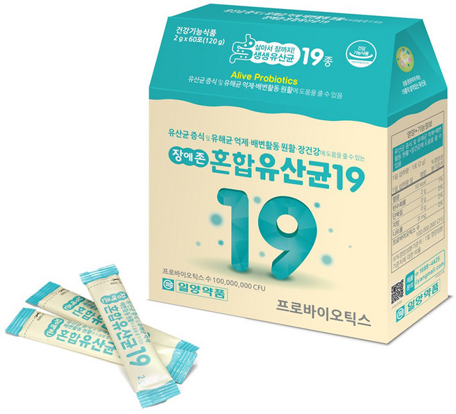 일양약품 장에존 혼합유산균 2개월분, 120g, 1개