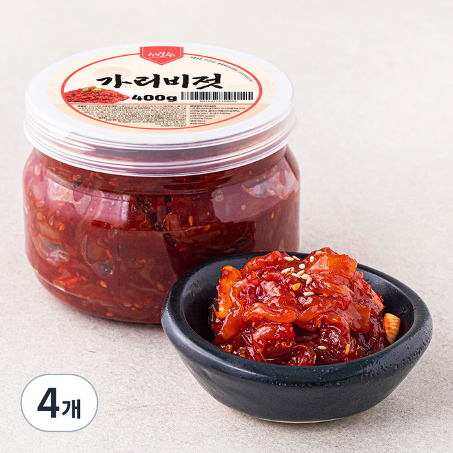 세모수 가리비젓, 400g, 4개