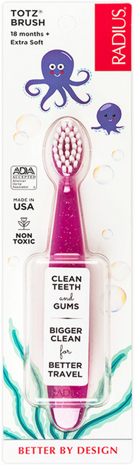 래디어스 토츠 2단계 유아 칫솔, 핑크, 1개입, 1개