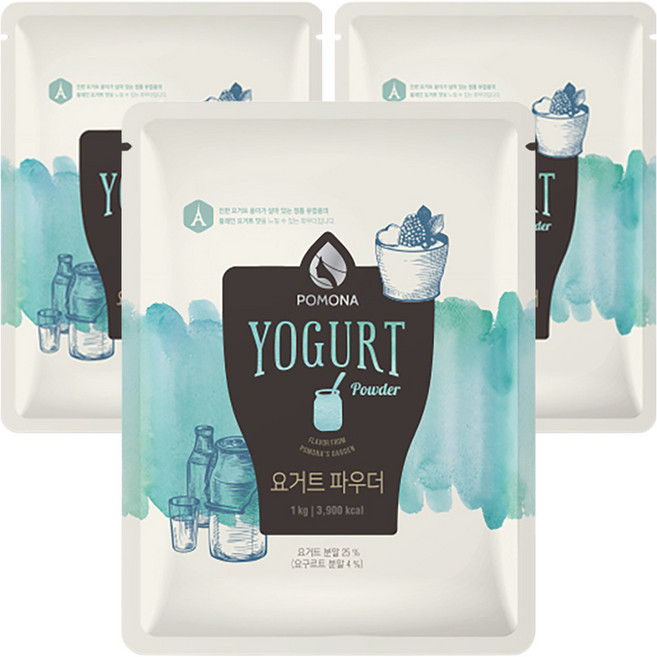 포모나 요거트파우더, 1kg, 1개입, 3개