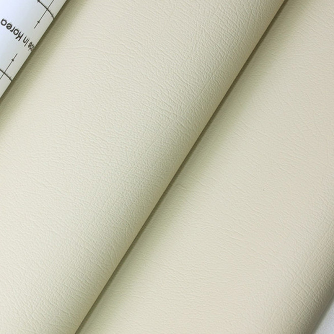 DECOIN 自黏式一般人造皮革貼紙, 象牙白, 1個