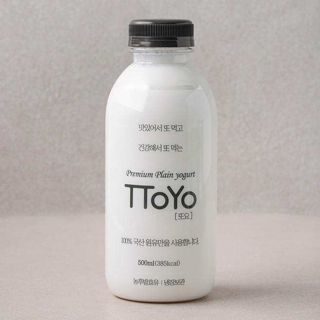 또요 또먹는 플레인 요거트, 500ml, 1개입, 1개