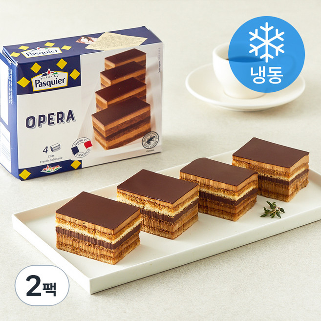 파스키에 오페라 케이크 (냉동), 260g, 2개