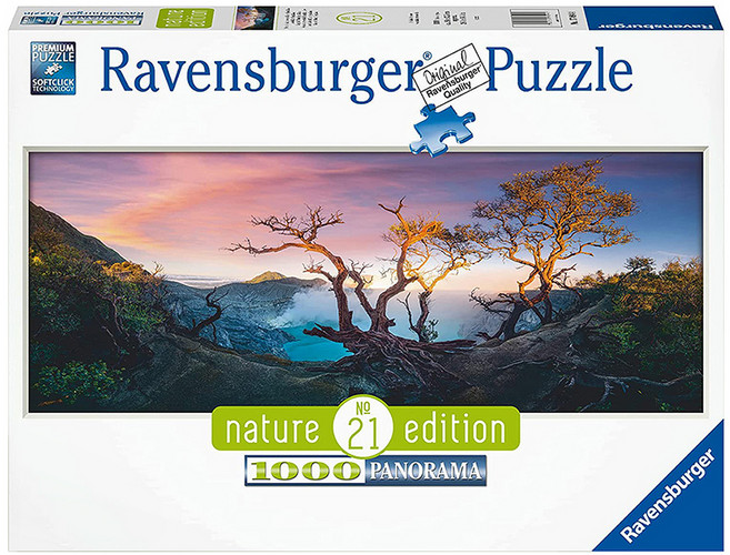 Ravensburger 維寶 全景拼圖, 伊真火山藍眼淚, 1000片, 1組