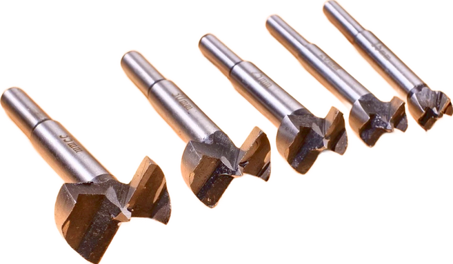 木工開孔用 平翼鑽尾 15~35mm 5個, 1組