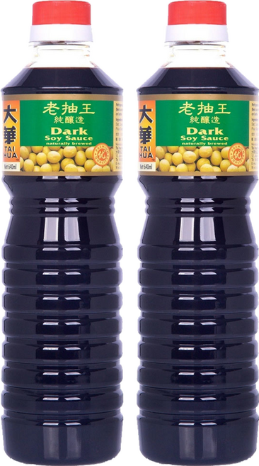 大華醬油 特級純釀造醬油 老抽, 640ml, 2瓶