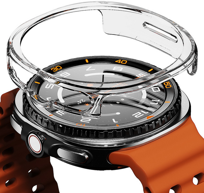 빅쏘 레빅스킨 변색없는 초슬림 갤럭시워치 하드 보호 케이스, 투명, 1개