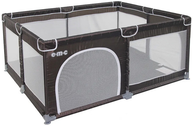 E-M-C 家用遊戲圍欄, 深咖啡色, 1個