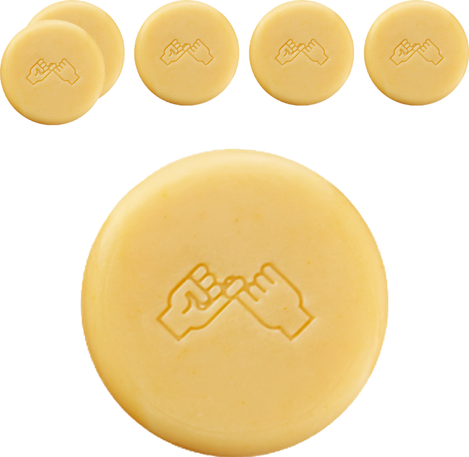 donggubat 洗髮皂 油性頭皮膚質適用, 120g, 6個
