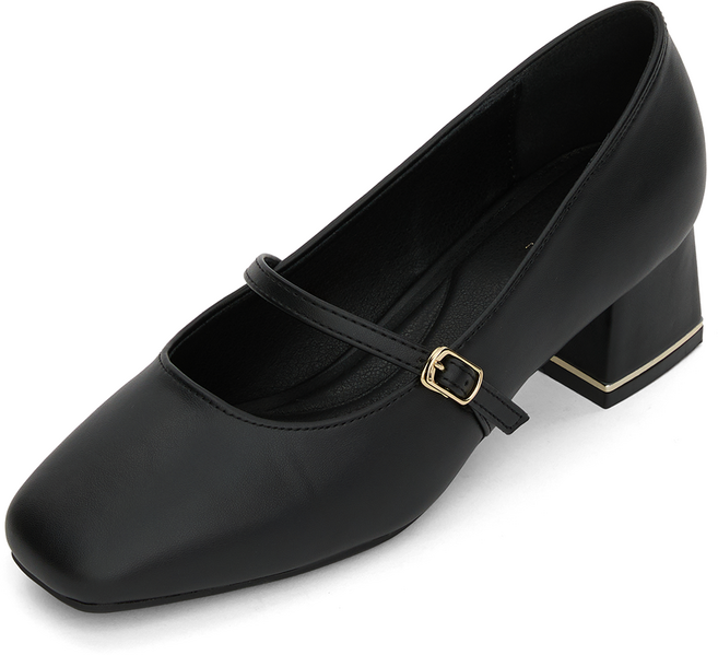 J SHOE Setsu 方頭粗跟瑪莉珍高跟鞋 5cm