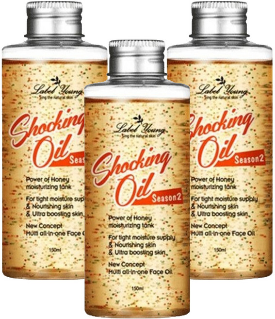라벨영 쇼킹오일 2탄, 150ml, 3개