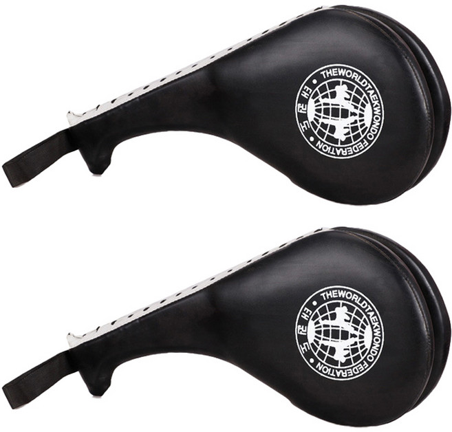 헬스톡 연습용 태권도 발차기 매트 2p, 블랙, 1세트