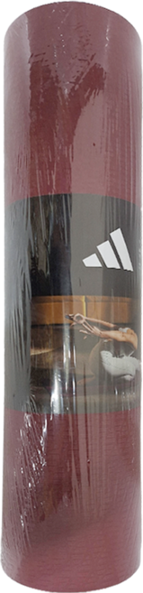 adidas 愛迪達 環保壓紋瑜珈墊 ADYG-10003CB 700g, 復古紅, 1個