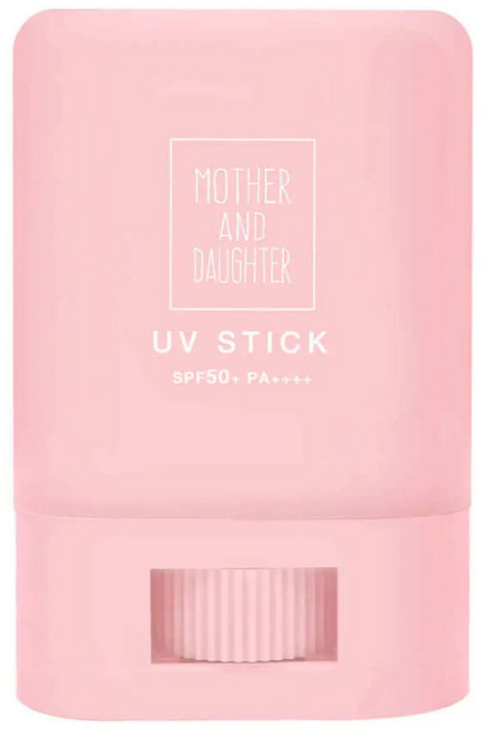 MOTHER AND DAUGHTER 透明防水UV親子防曬棒 SPF50+ PA++++, 15g, 1個