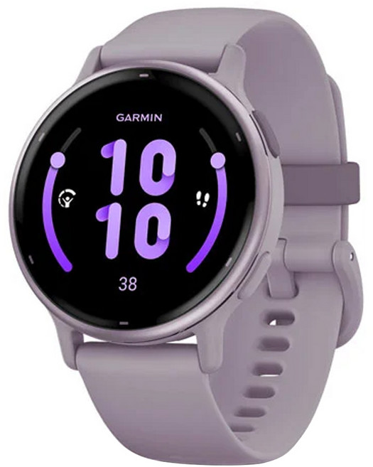 GARMIN vívoactive 5 GPS 智慧腕錶, 薰衣草, 1.2吋, GPS + 藍牙, 1個