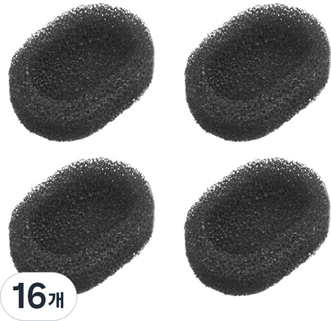 새드리 스펀지 비누받침, 그레이, 16개