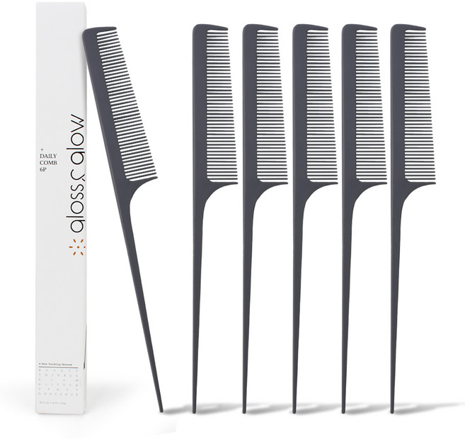 글로스앤글로우 데일리 꼬리빗, 6개