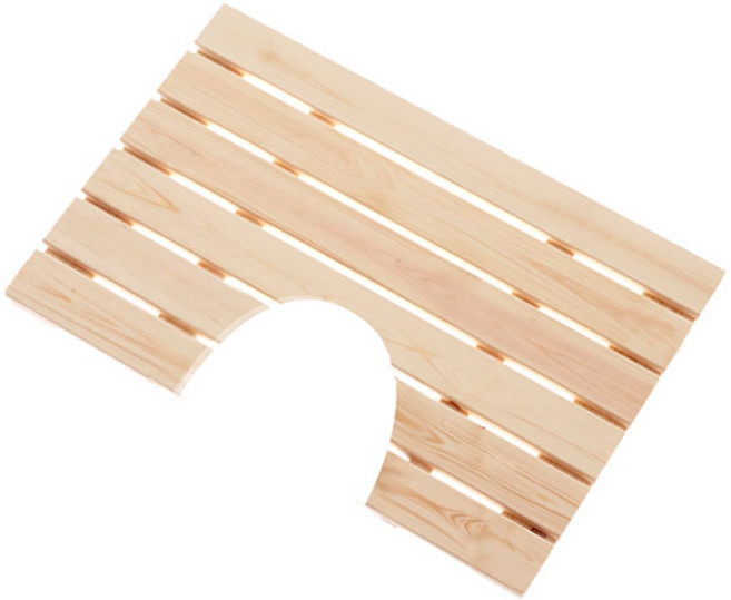 건아미앤미 미송 원목발판 변기형 63 x 43 cm, 1개