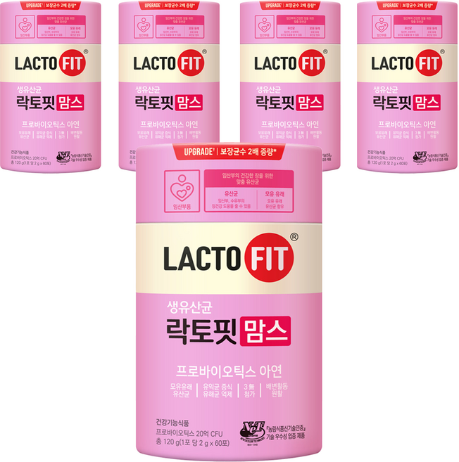 락토핏 맘스 생유산균, 120g, 5개