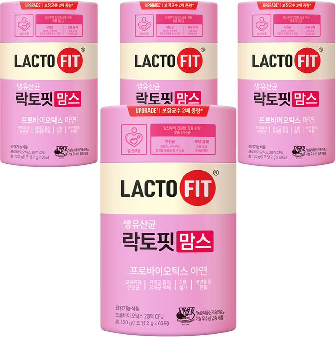 락토핏 맘스 생유산균, 120g, 4개