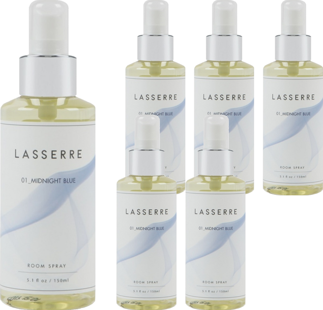라쎄르 룸스프레이 미드나잇블루 본품, 150ml, 6개