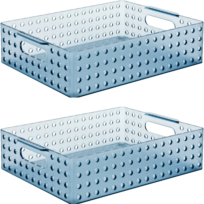 리템 마이룸 S&S 바구니 A4 5.6L, BLUE, 2개