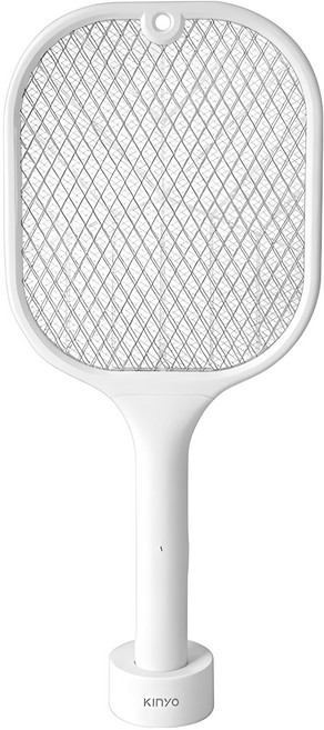 Kinyo 充電式二合一滅蚊器 捕蚊拍 捕蚊燈, 白色