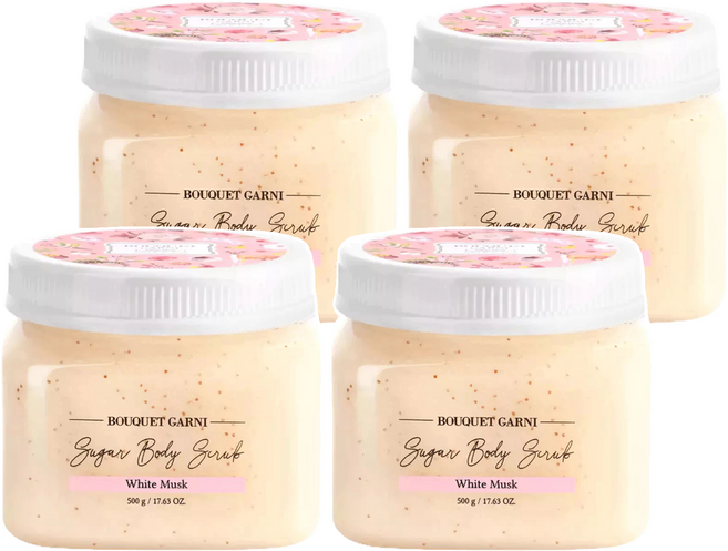BOUQUET GARNI 身體磨砂膏 White Musk, 500g, 4罐