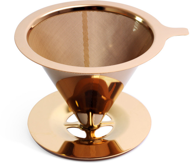 칼딘 티타늄 코팅 스텐 드리퍼 TP01 1~3인용 로즈골드, 단품, 350ml, 1개