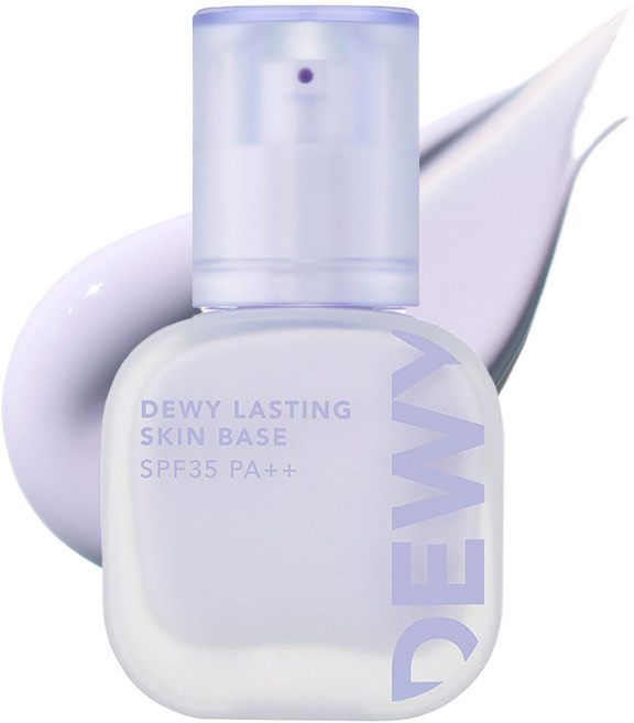 더페이스샵 듀이래스팅 스킨 베이스 35ml, 02 퍼플, 1개