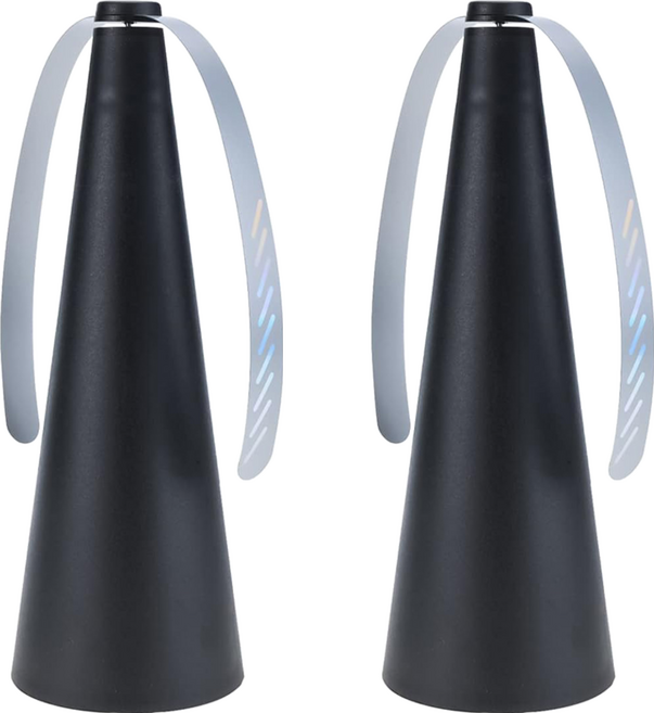 安全扇葉蒼蠅驅趕器 80 x 250 x 100mm 黑色, 2個