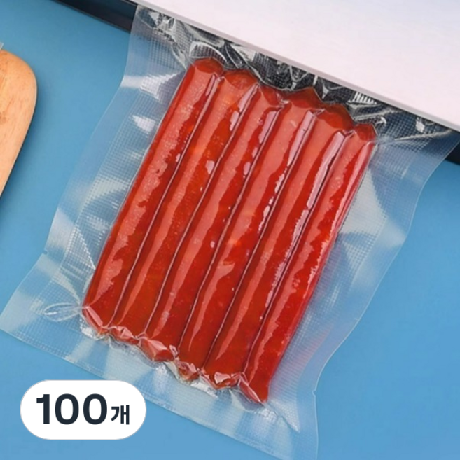 조니프리 진공포장 비닐백 소 17cm x 25 cm, 소(S), 100개, 1개입