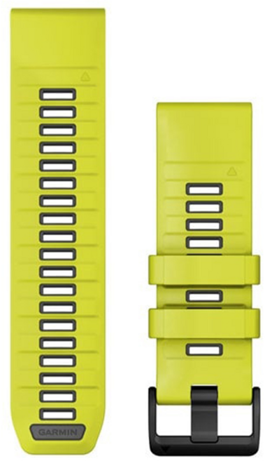 GARMIN QUICKFIT 矽膠錶帶 26mm, 亮黃, 1個